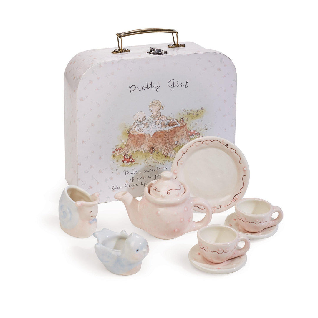 RETIRED - Pretty Girl Tea Set