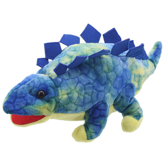 Baby Dinos Puppets: Stegosaurus (Blue)