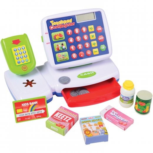 Touchpad Cash Register | Interactive Playset with Calculator & Accessories